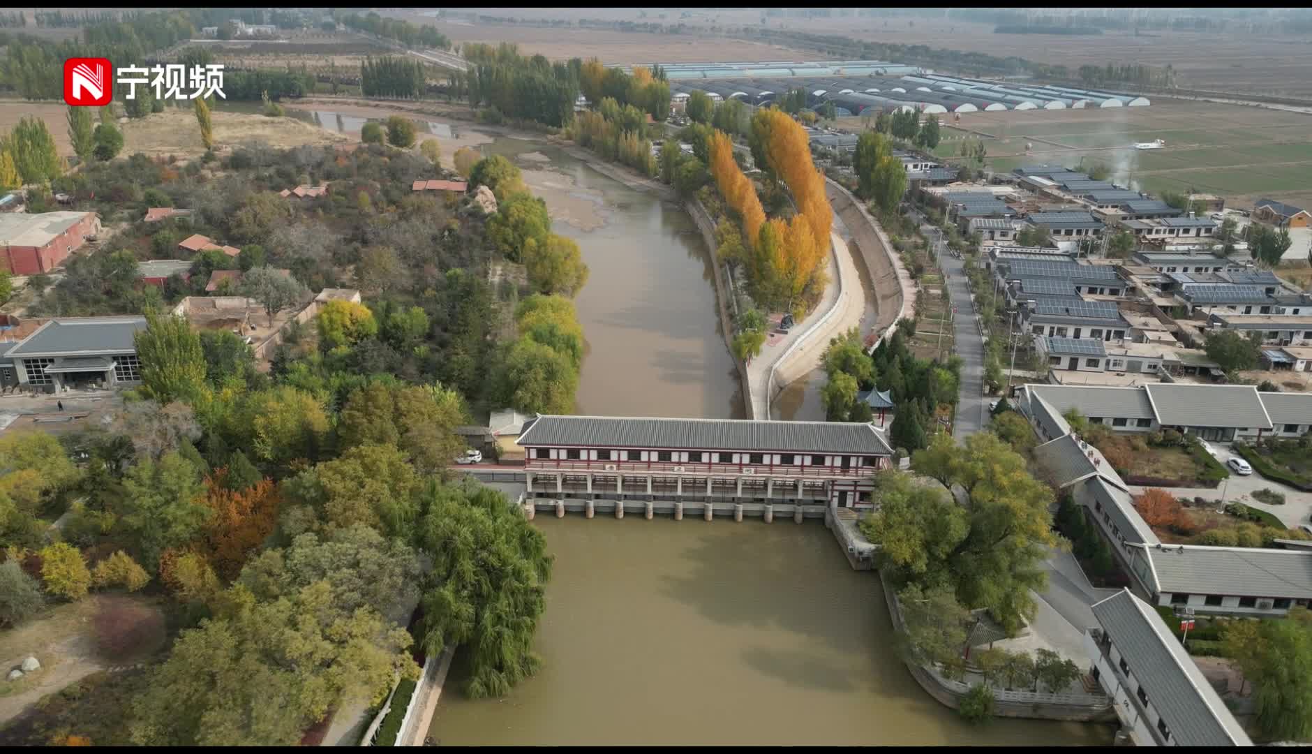 视频｜宁夏引黄灌区冬灌如期开闸